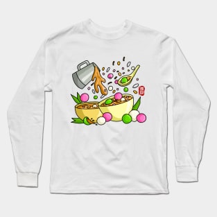 Tang Yuan / Glutinous Rice Ball Long Sleeve T-Shirt